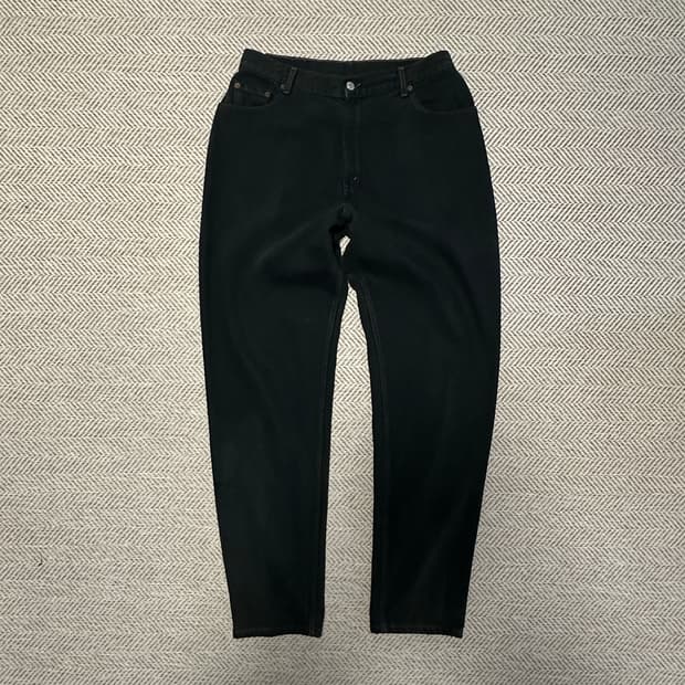 LEVI'S 550 00's mexico made black jeans