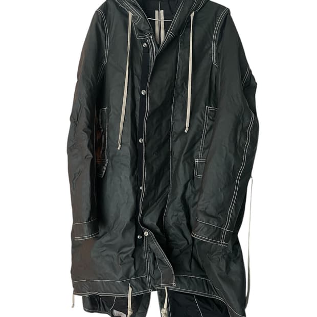 릭오웬스 다크쉐도우 피쉬테일 파카