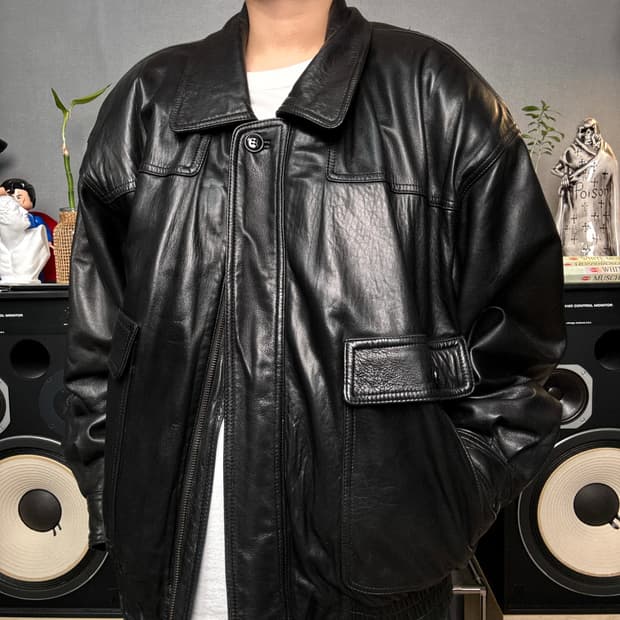 밍크퍼 램스킨 봄버자켓