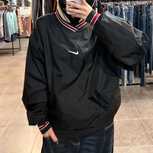 [NO.9] NIKE 나이키 브이넥 웜업 블랙