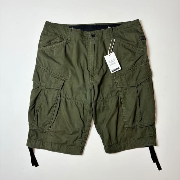 지스타로우 00's 그린 로빅 컴뱃 버뮤다 반바지 PN9074