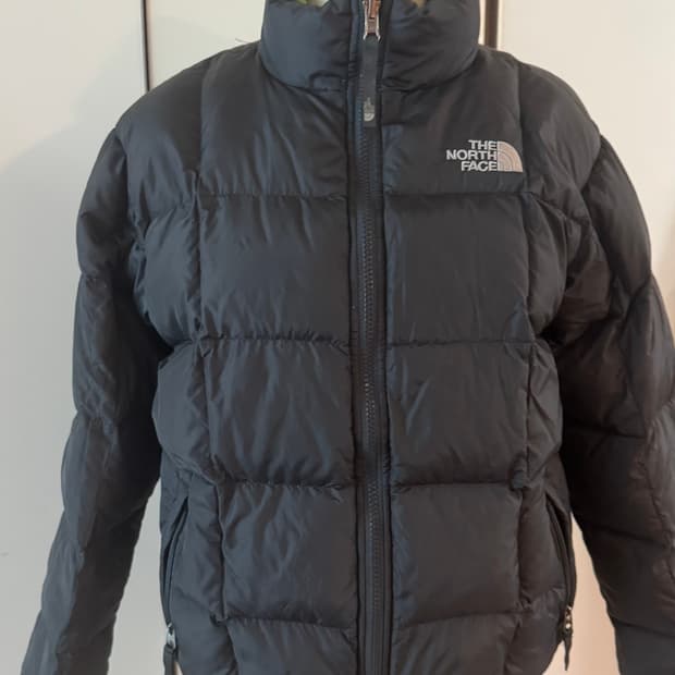 노스페이스 구스 양면 패딩입니다
