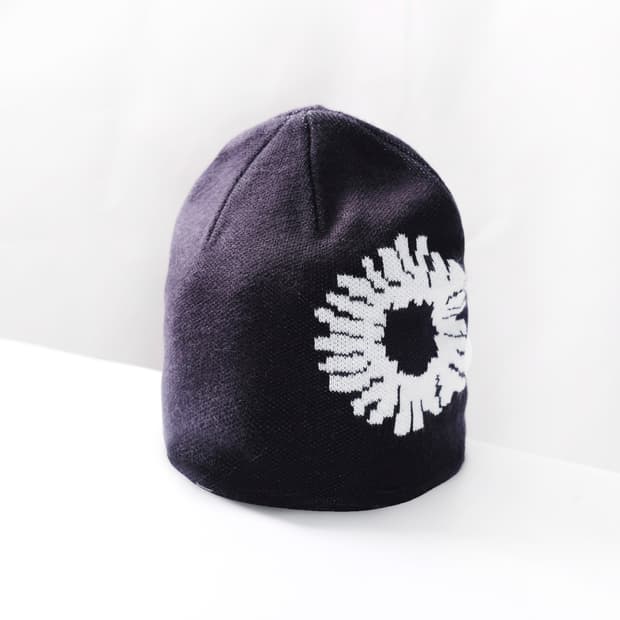 JACQUARD BEANIE (DARK NAVY)