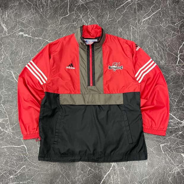 아디다스 x NFL 탬파베이 버커니어스 윈드브레이커 자켓