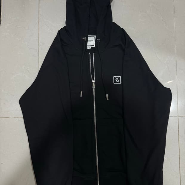 [당일출고,48사이즈] 우영미 백로고 후드집업