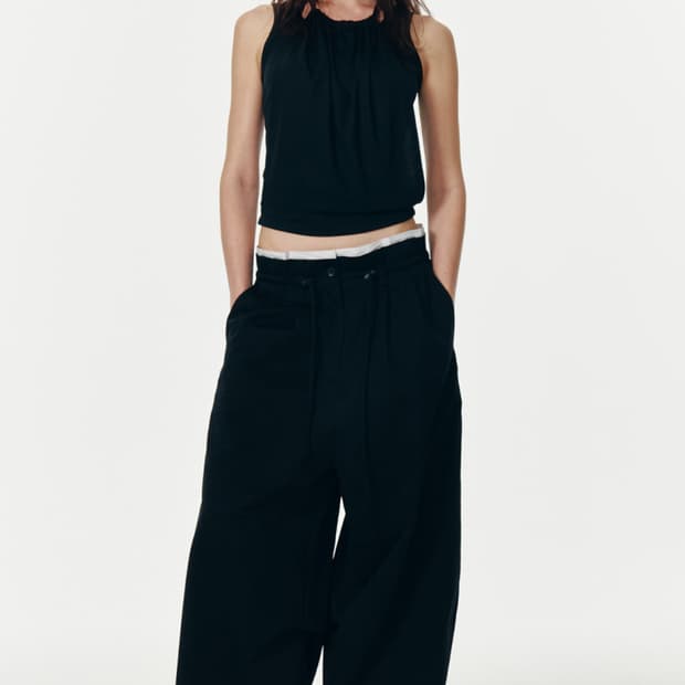 다이닛 블랙 팬츠