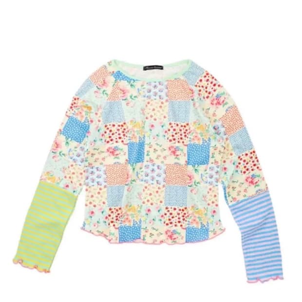 구해요) 샵페어리 패치워크 티셔츠