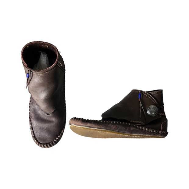 [JPN] 재팬 빈티지 웨스턴 레더 모카신