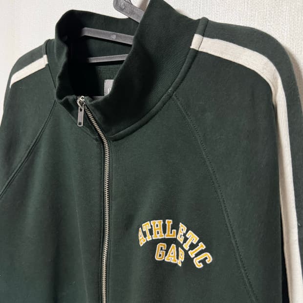 GAP 갭 아크네틱 그린 기모 트랙 집업