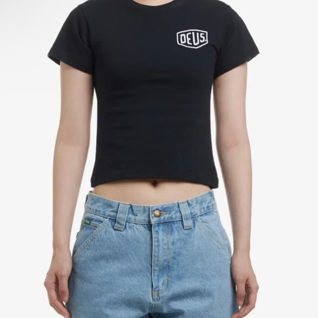 데우스 엑스 마키나 키즈 반팔 블랙