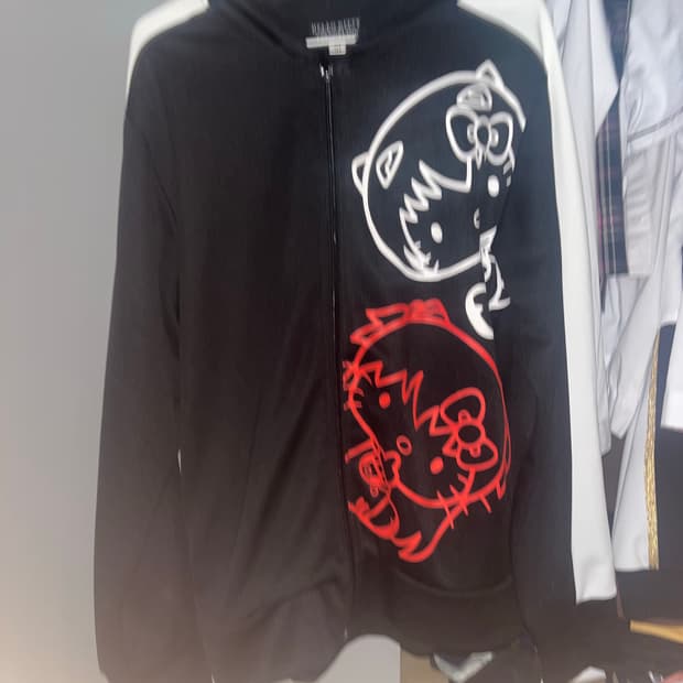 희귀 고전 에반게리온 키티 콜라보 져지