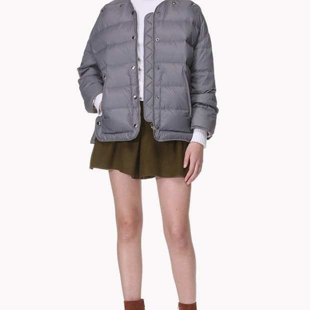 한섬 시스템 오버핏 라운드 다운 패딩 82-94-160사이즈