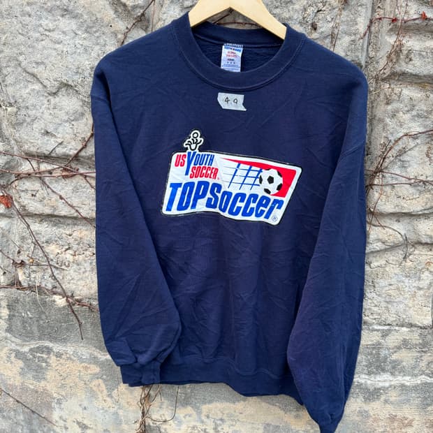 00s 저지스 러셀 탑 사커 유스 축구팀 프린팅 스웻 셔츠 맨투맨