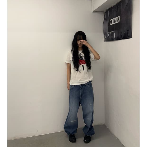 HYSTERIC GLAMOUR Vixen Girl Print TEE