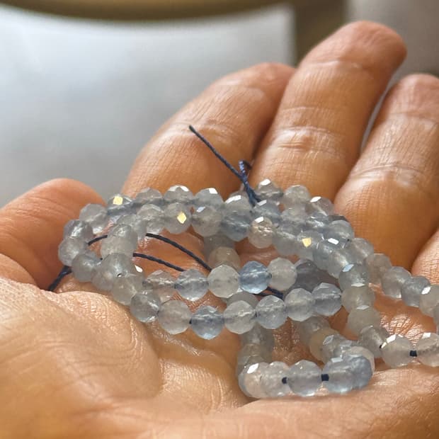 (개인결제창) 천연석 백옥 커스텀 랍스터 고리 팔찌