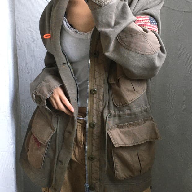 Polo 폴로 랄프로렌 베이지 엑스피디션 가디건