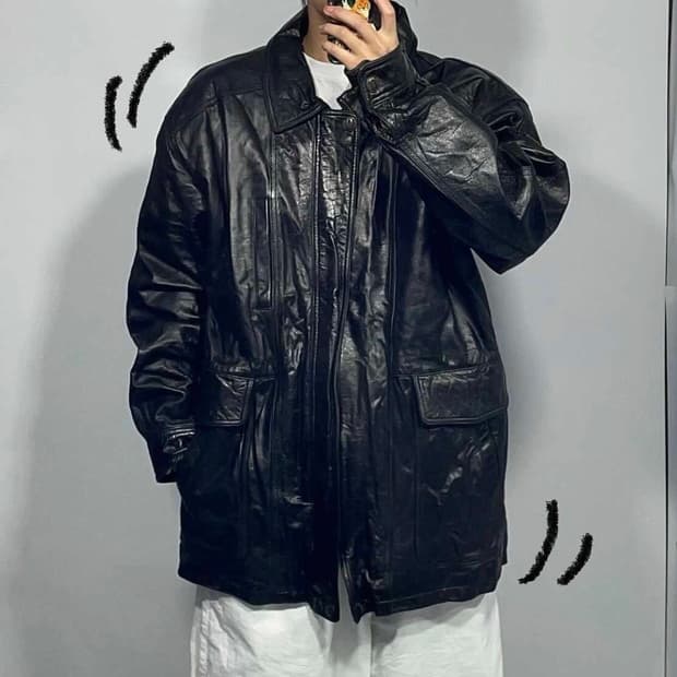 빈티지 가죽자켓