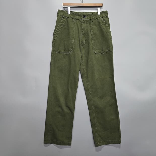 유니폼브릿지(UNIFORM BRIDGE) 퍼티그 팬츠 카키 M