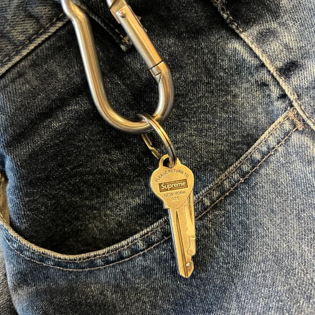 슈프림 티파니 나이프 키체인 실버 925