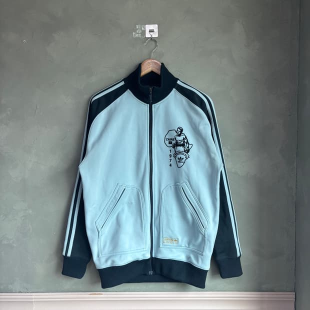 아디다스 무하마드 알리 져지 트랙탑 소라 네이비