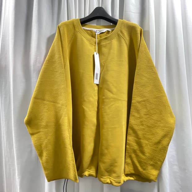 유니폼브릿지/ 스트링 리버스 스웻셔츠 머스타드/ X