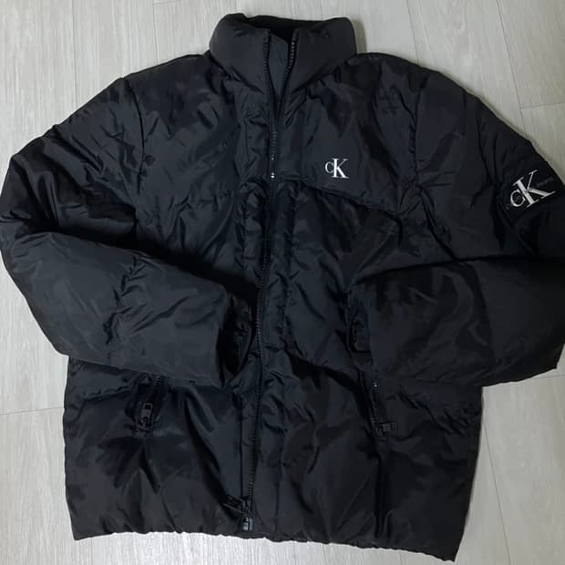 캘빈클라인 구스경량다운패딩 M