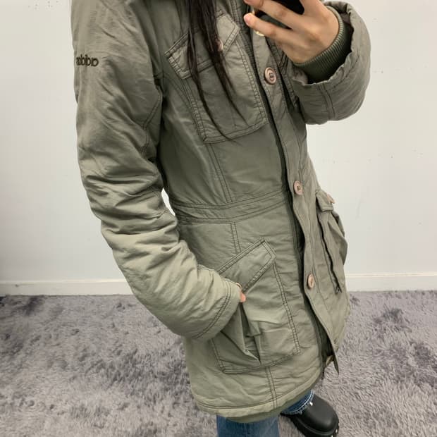 아디다스 셔링 파카 