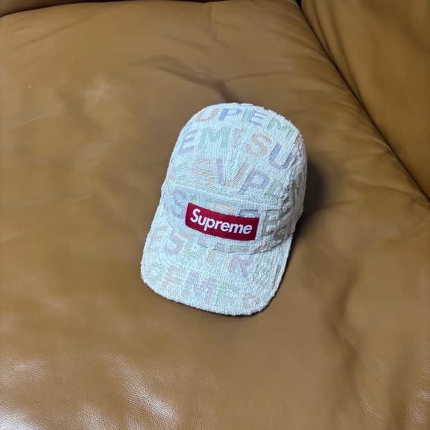 Supreme 슈프림 캠프캡 모자 (Multi Color Logo)