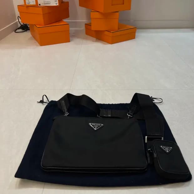 프라다 리나일론 호보백 크로스백
