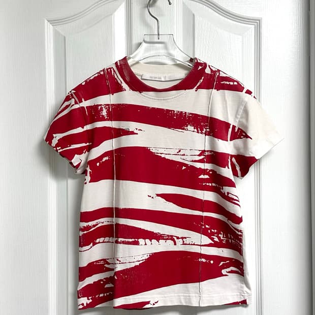 Peter Do Painted Logo T Shirt