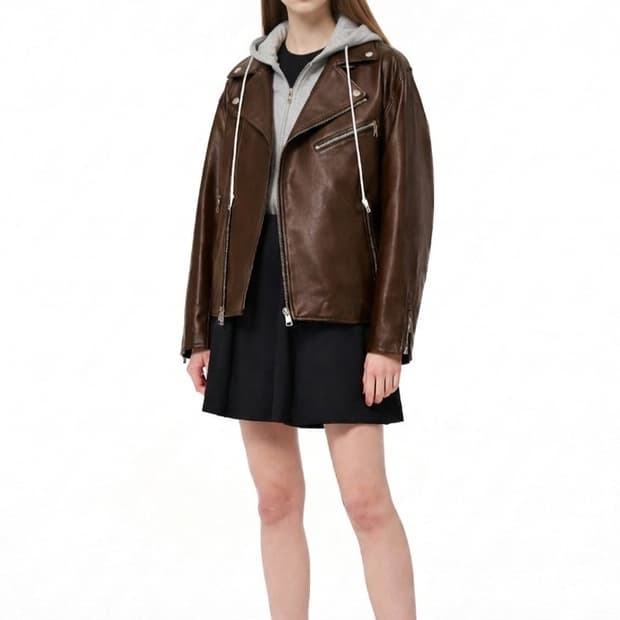 (새상품)쥬시쥬디 레더자켓 프리사이즈