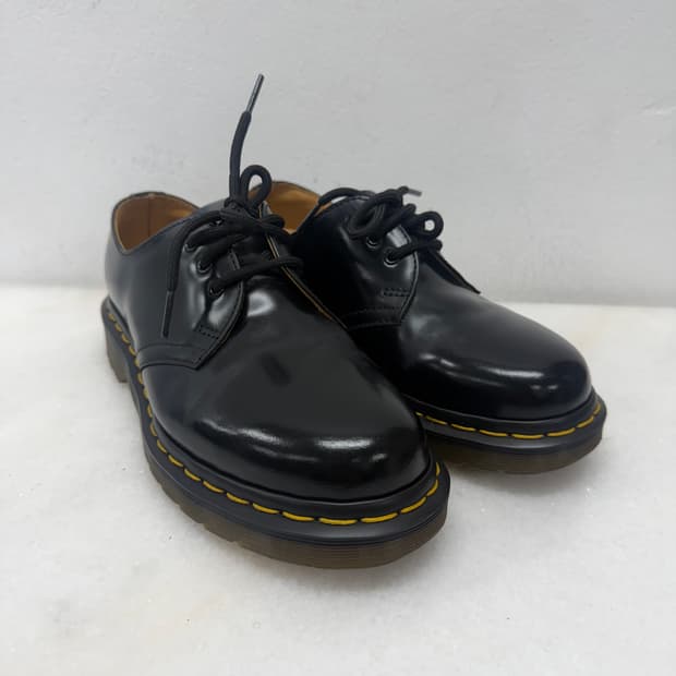 (UK3)닥터마틴 1461 블랙 스무스 3홀