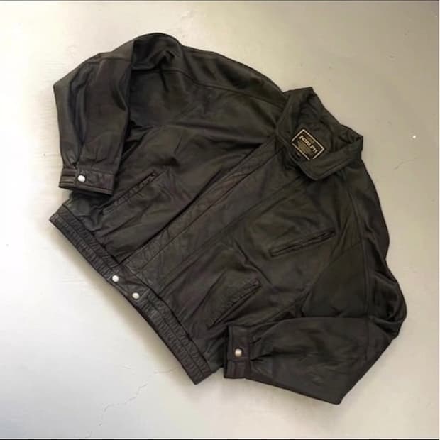 EAGLES 빈티지 카우하이드 레더 자켓 