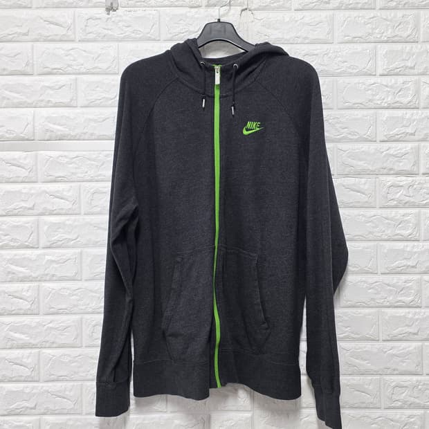 택포) 나이키 그레이 후드집업 XXL efg
