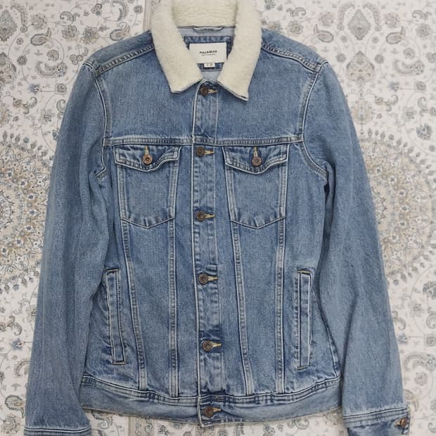풀앤베어 쉐르파 데님 자켓 M