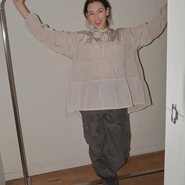 페스토 셔링 아노락 도브