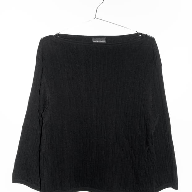 Pleated Cotton Knit
