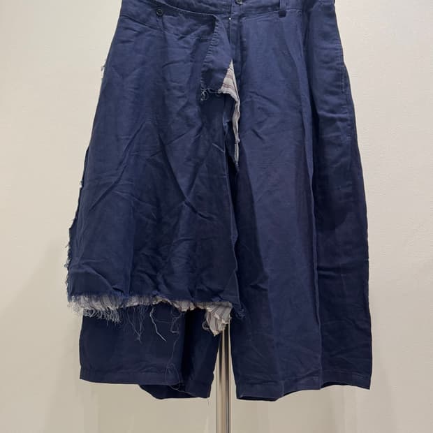 요지야마모토 21SS 랩 레이어드 하카마 팬츠