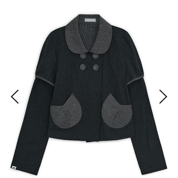 허그유어스킨 Detachable round jacket