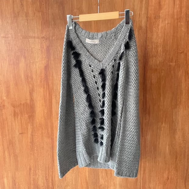 fur ribbon textures knit