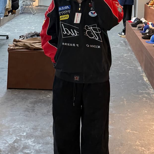 빈티지 버드와이저 빅로고 레이싱 재킷 H1319