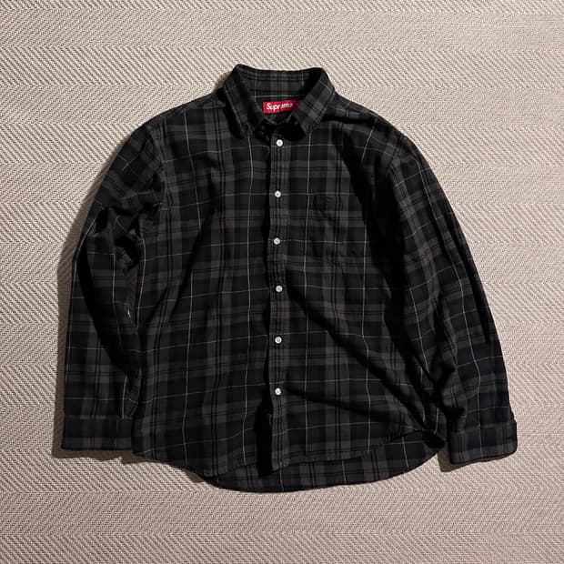 슈프림 24fw 플란넬 셔츠