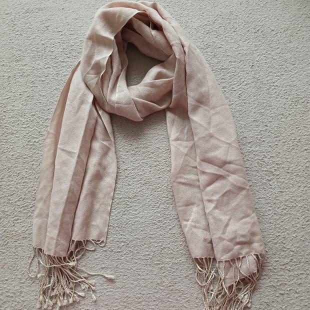 모리걸 연핑크 스카프 