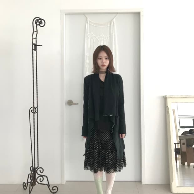 Black Asym Jacket - SUSYMIX (ITALY MADE)