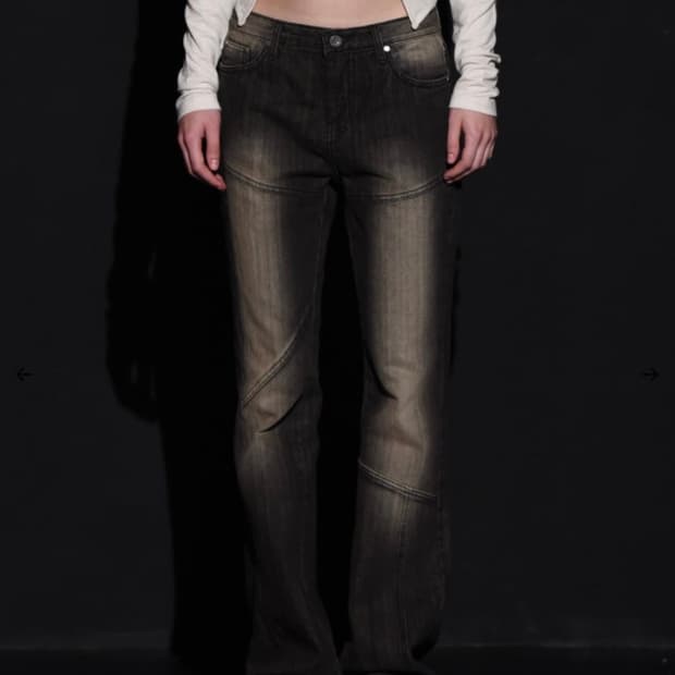 보헤미안서울 컷라인 부츠컷 데님 팬츠 l 판매 보헴서