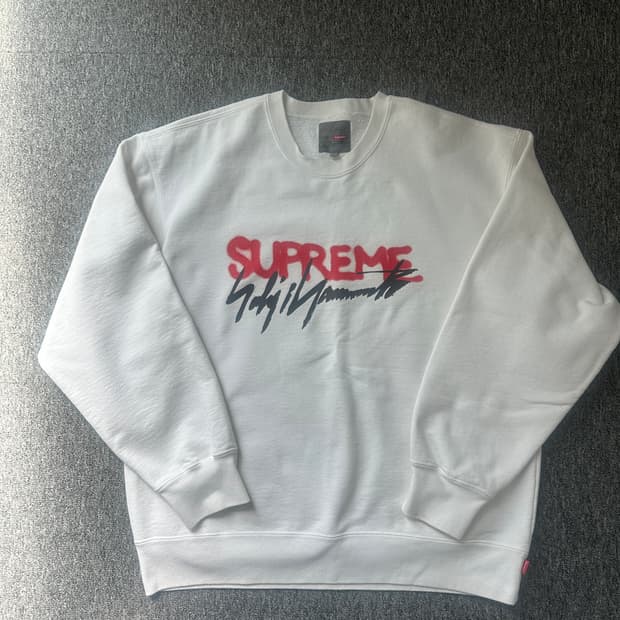 [L] 슈프림 요지야마모토 크루넥 맨투맨