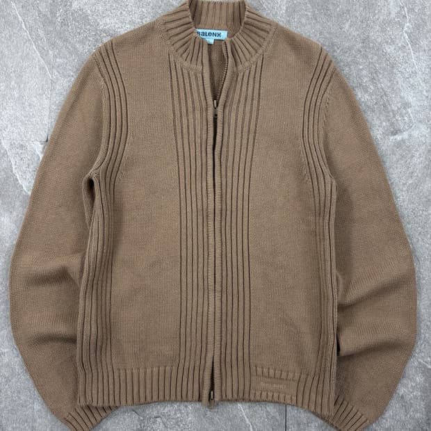 Vintage Knit Zip-up  