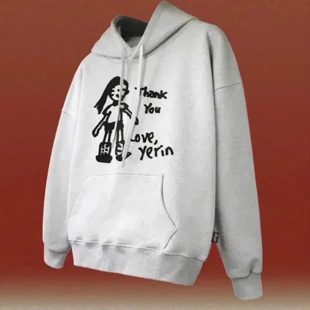 백예린 콘서트 Love, yerin Hoodie 후드티 1사이즈