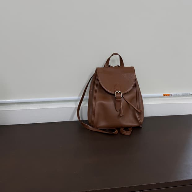 old Margaret Howell leather backpack
