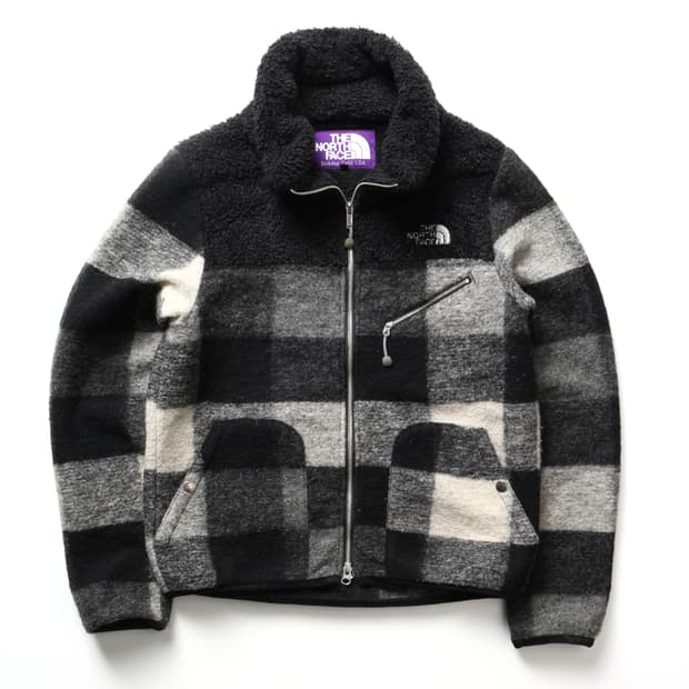 노스페이스 퍼플라벨 플리스 자켓  